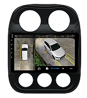 Магнитола Cherokee Compass Patriot 2011-2016 на Android. Экран 10 дюймов 2/32 Гб 4G