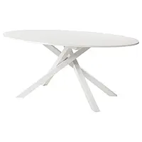 IKEA MARIEDAMM(405.563.18), стіл, білий/імітація каменю білий