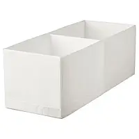 IKEA STUK (804.744.34), коробка с отделениями, белый