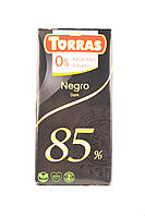 Шоколад черный без сахара 85% какао Torras Dark 75 г Испания