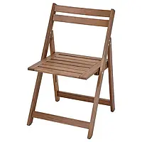 IKEA NÄMMARÖ(505.033.53), садовый стул, складчатая/светло-коричневая морилка