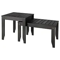 IKEA ÖRSKÄR(305.337.37), столы, 2 шт., вход/выход темно-серый