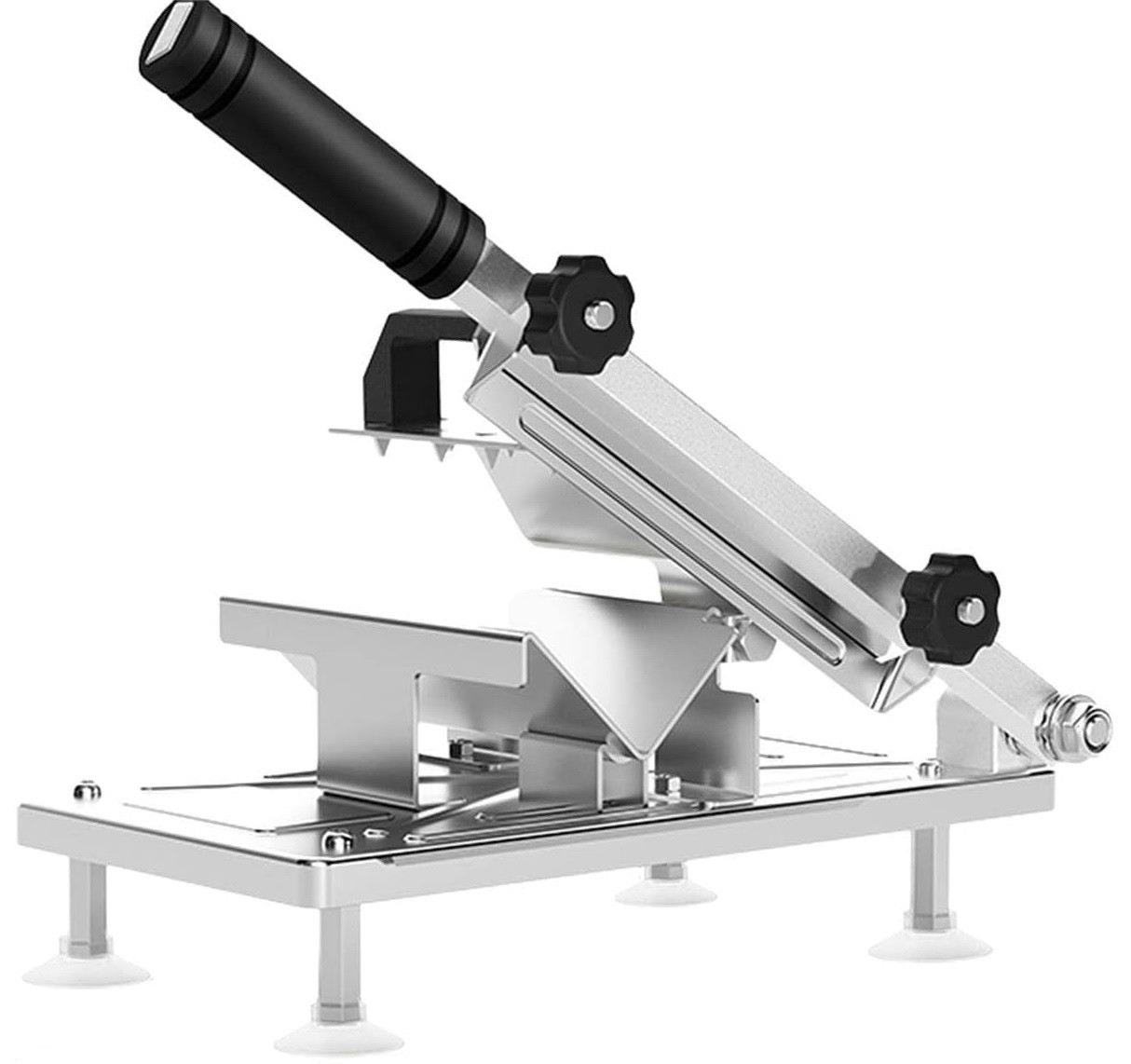 Ніж-слайсер верстат для нарізування м'ясних, ковбасних і сирних виробів FOOD SLICER, фото 1