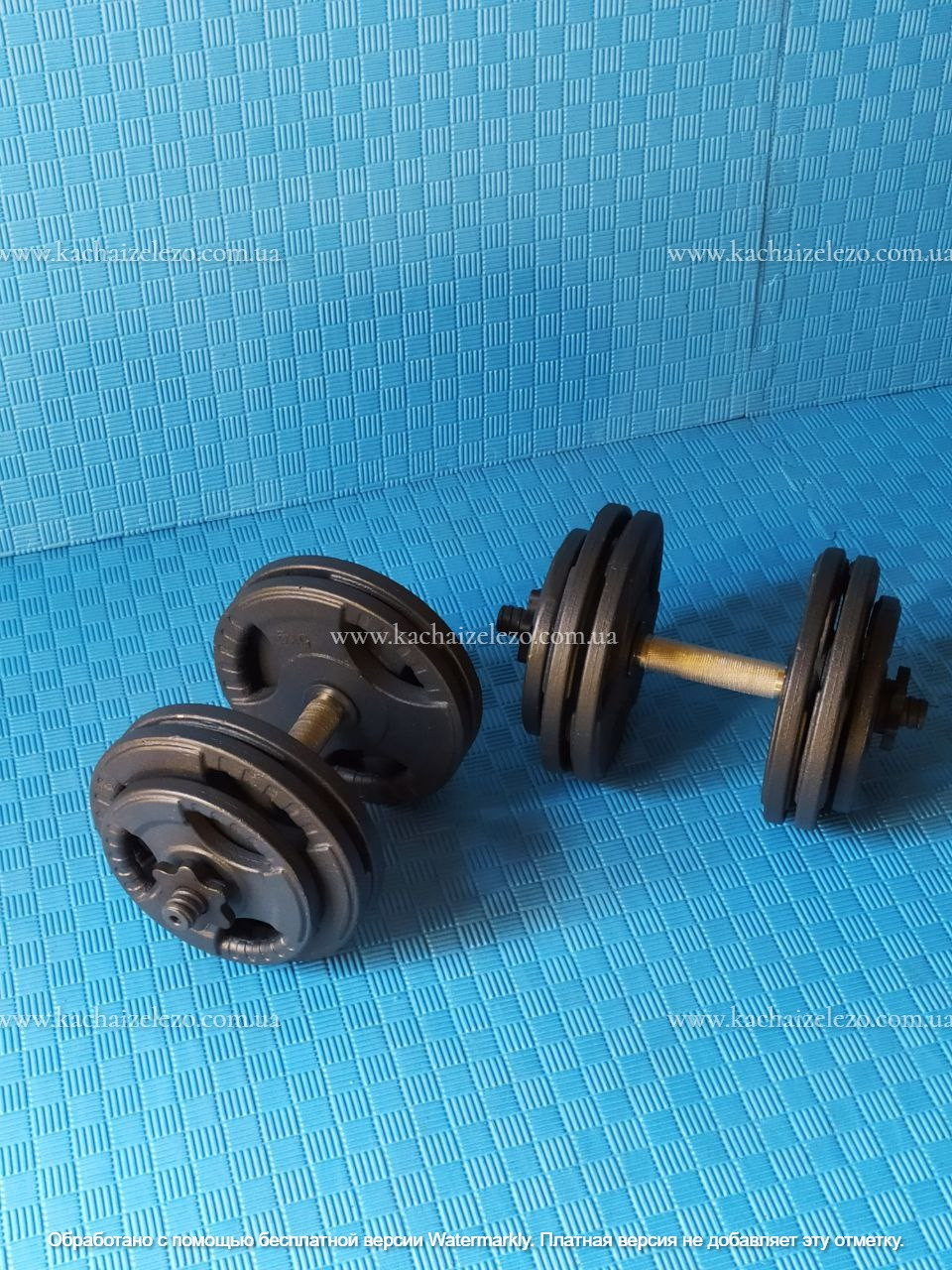 Гантелі розбірні KZ з покриттям 2 по 26 кг Гантелі, гирі, штанги та диски