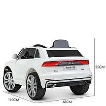 Дитячий електромобіль джип Audi Q8 JJ2066EBLR-1 (MP3, SD карта, USB, мотори 2x25W, акум.2x6V7AH), фото 5