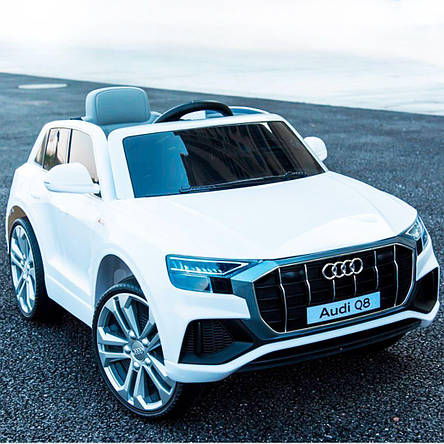 Дитячий електромобіль джип Audi Q8 JJ2066EBLR-1 (MP3, SD карта, USB, мотори 2x25W, акум.2x6V7AH), фото 1