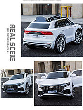 Дитячий електромобіль джип Audi Q8 JJ2066EBLR-1 (MP3, SD карта, USB, мотори 2x25W, акум.2x6V7AH), фото 3