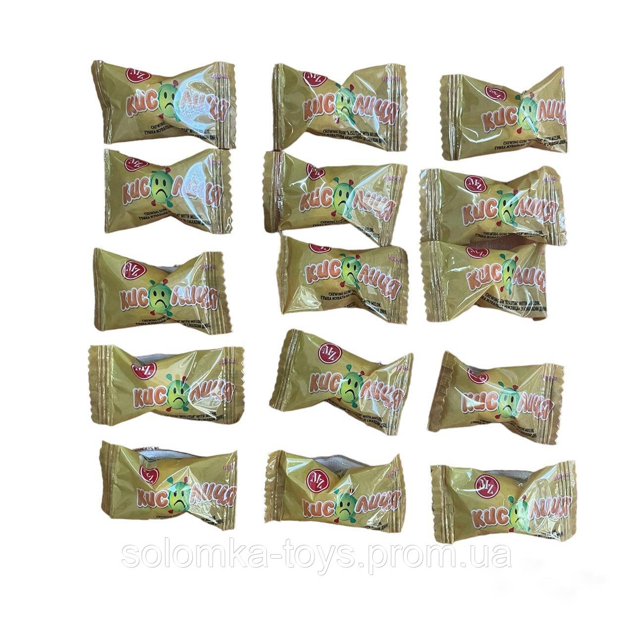 КИСЛИЦА жевательная резинка, жвачка ДЫНЯ 100 шт (ID#1877168239), цена ...