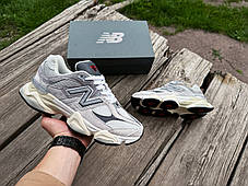 Чоловічі кросівки New Balance 9060 Rain Cloud Grey сірий, фото 4