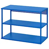 IKEA PLATSA(005.597.24), открытый книжный шкаф, синий