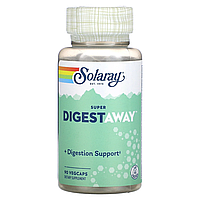 Пищеварительные ферменты Solaray, Super Digestaway 90 Veg Caps