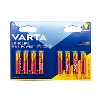 Батарейка VARTA MAX Power 5+3 АAА на блистере 8шт (минипальчик, цена указана за 1шт)