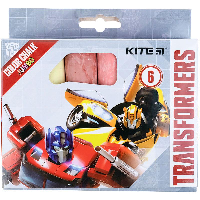 Крейда кольорова 6кольорів Kite Jumbo TF TF21-073
