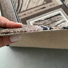 Коричнева килимова доріжка ширина 1м на повстяній основі КВАДРАТ, фото 5