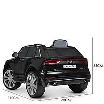 Дитячий електромобіль джип Audi Q8 JJ2066EBLR-2 (MP3, SD карта, USB, мотори 2x25W, акум.2x6V7AH), фото 5