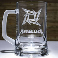 Пивной бокал Металлика Metallica
