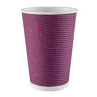 Стакан гофрований 110мл лаванда d 60 (25шт/пак/1750) 062100091