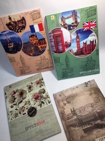 Зошит А-4 тверда палітурка КОЛЕН-К 64листа офс, фото 1