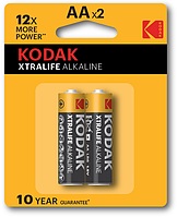 Батарейка KODAK XTRALIFE LR06 уп. 1x2 шт. блистер