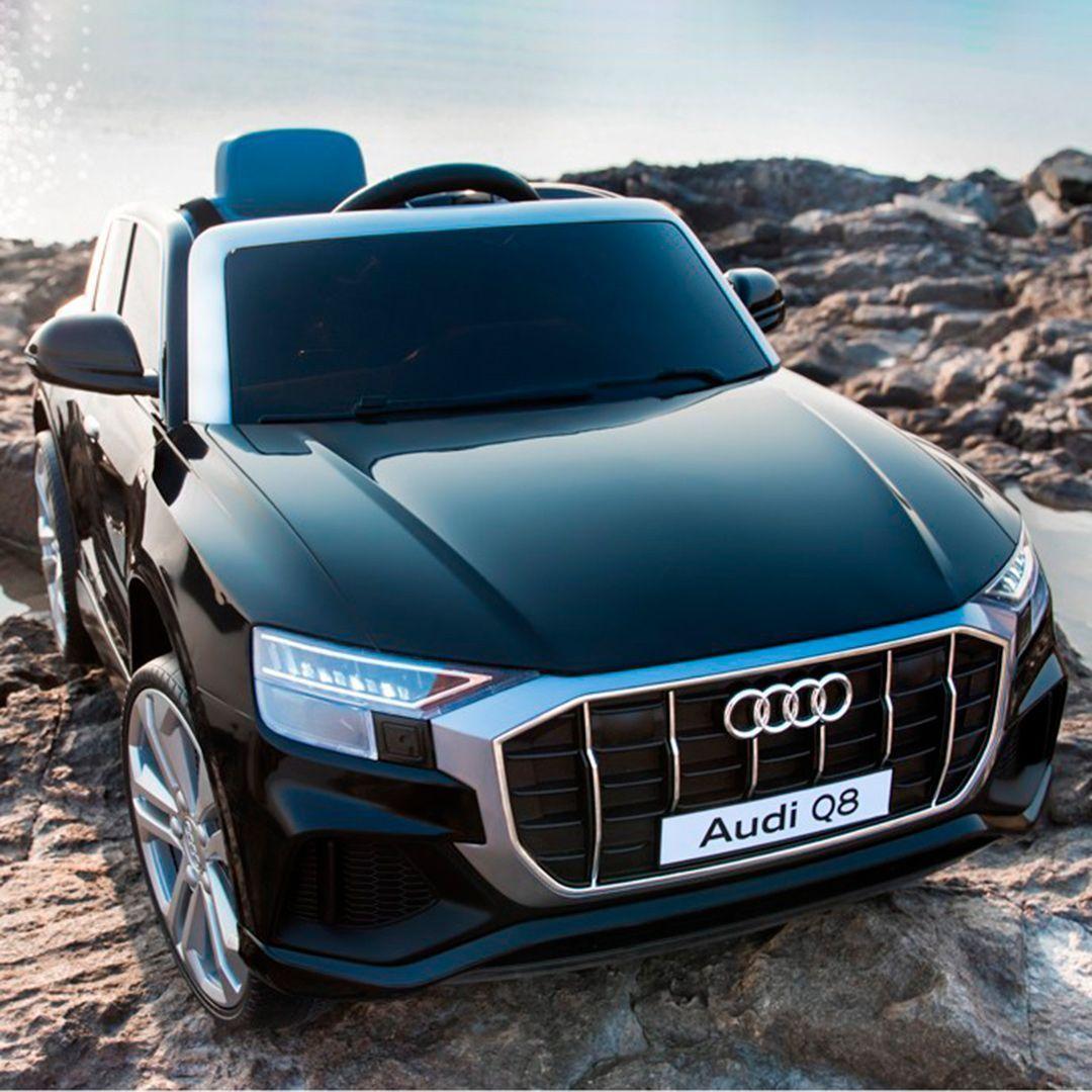 Дитячий електромобіль джип Audi Q8 JJ2066EBLR-2 (MP3, SD карта, USB, двигуни 2x25W, акум.2x6V7AH)