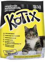 Kotix силикагелевый наполнитель для кошачьего туалета 7,6 л
