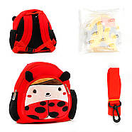 Рюкзак дитячий Skip hop  (25х27х12) C 60037 LadyBug, фото 6