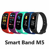 Фітнес-браслет M5 Band Smart Watch Bluetooth 4.2, крокомір, фітнес-трекер, пульс, монітор сну, фото 3