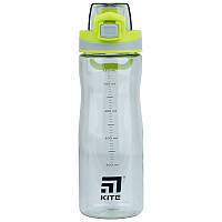 Пляшка для води 650мл сіро-зелена Kite K21-395-03