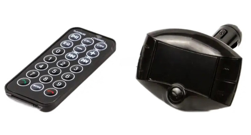 FM модулятор Bluetooth X16 трансмітер Hands Free автомобільне зарядне DC12-24В Чорний