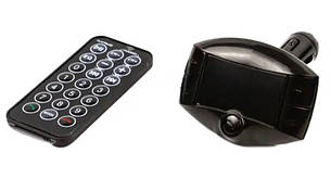 FM модулятор Bluetooth X16 трансмітер Hands Free автомобільне зарядне DC12-24В Чорний, фото 1
