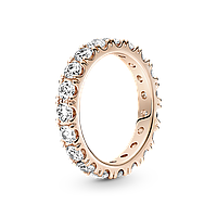Серебряное кольцо Пандора " Блестящая строчка" 180050C01 50