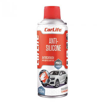 Антисили засіб знежирення CarLife ANTI-SILICONE 200 ml (CF220)