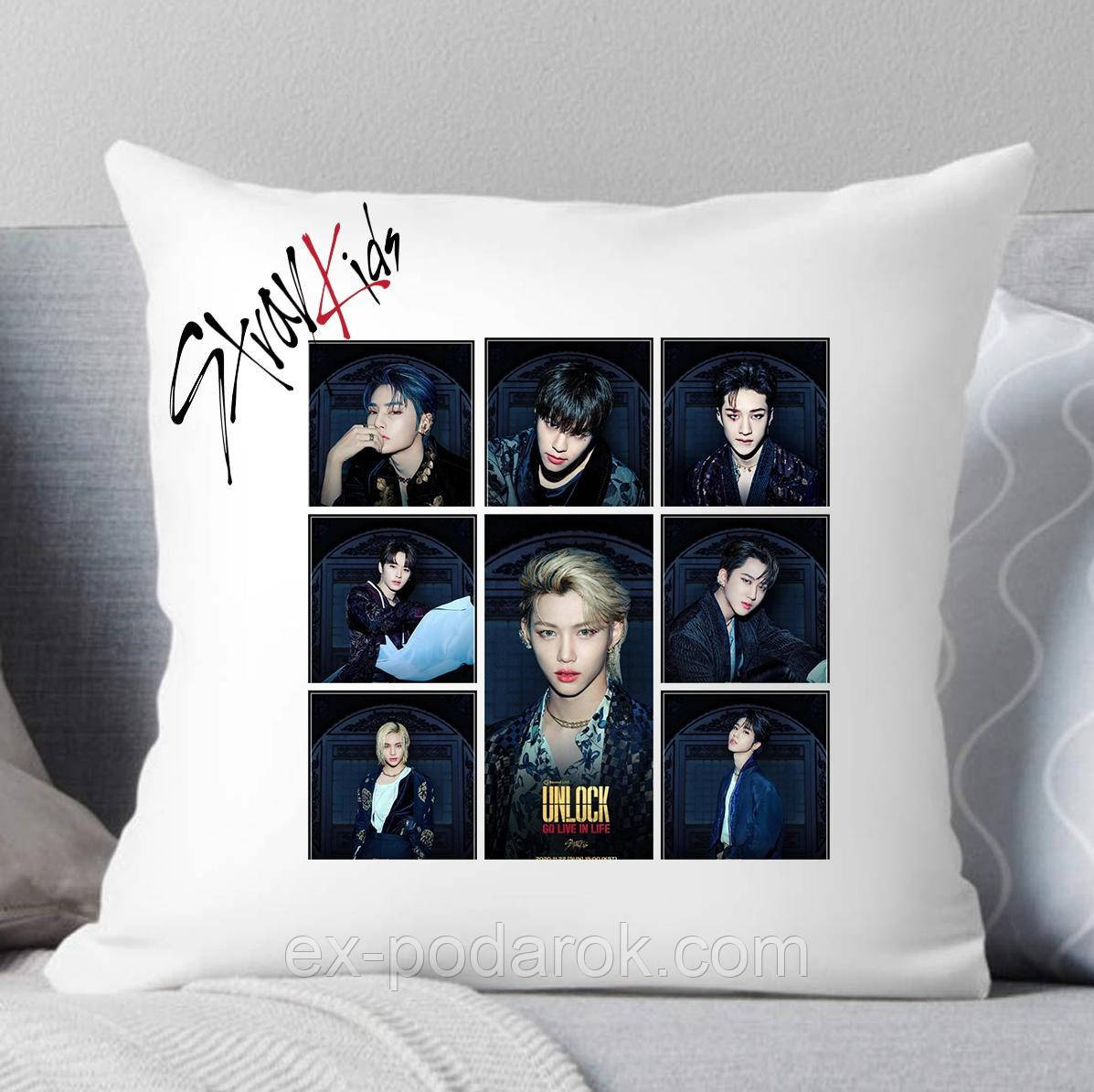 Подушка Stray Kids. Подушка Стрей Кідс No1