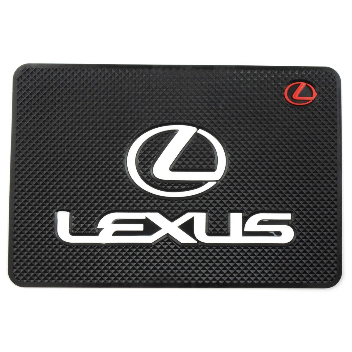Антискольований килимок торпеди з логотипом Lexus, фото 1