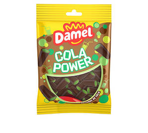 Цукерки жувальні Damel Cola Power кола, 80 г веганські, 18 шт/ящ