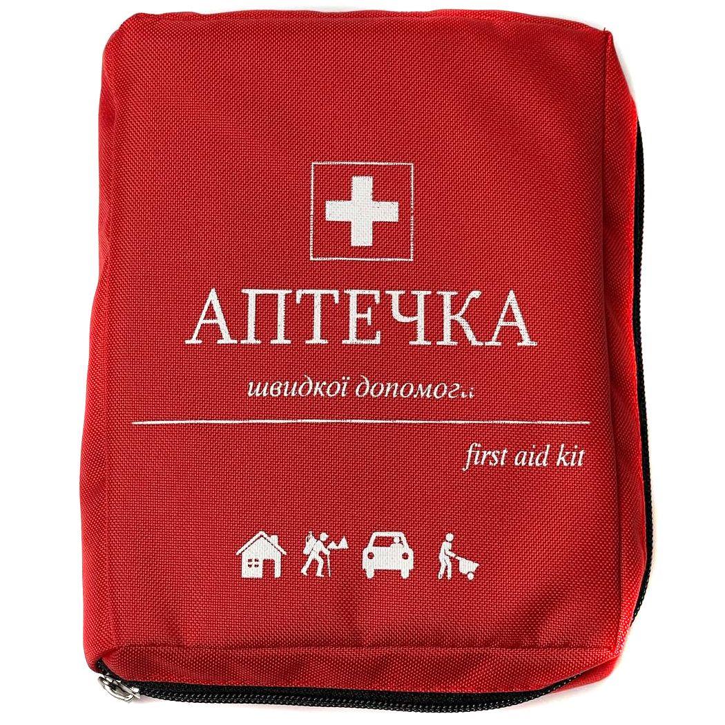 Аптечка автомобільна First Aid Kit 21 одиниці (Новокаїн 0,5%, Вугілля Активований)