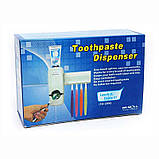 Дозатор автоматичний зубної пасти Toothpaste Dispenser з держателем зубних щіток Toothbrush holder, фото 3