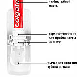 Дозатор автоматичний зубної пасти Toothpaste Dispenser з держателем зубних щіток Toothbrush holder, фото 6