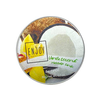 Масажна свічка Enjoy Professional Coconut Кокос 30 грам