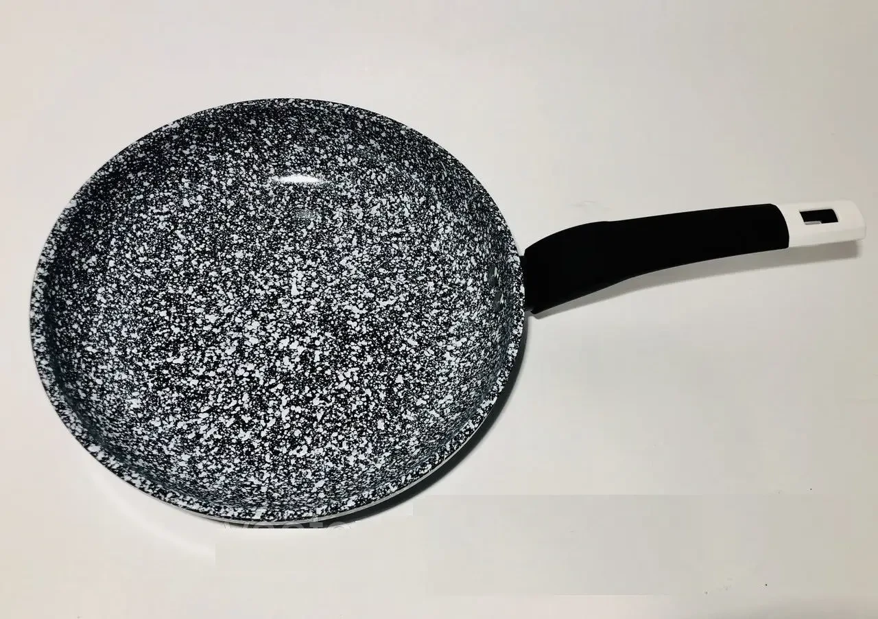 Сковорода 24 см світлий граніт UNIQUE UN-5104  ⁇  Антипригарна сковорода  ⁇  Гранітна сковорода