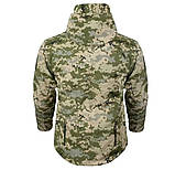 Демісезонна тактична куртка soft shell розмір 52-54 (20374) Куртка піксель розмір XXL, фото 8