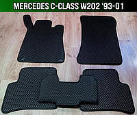 ЕВА коврики Mercedes W202 '93-01. EVA ковры Мерседес В 202 ( C-Class)