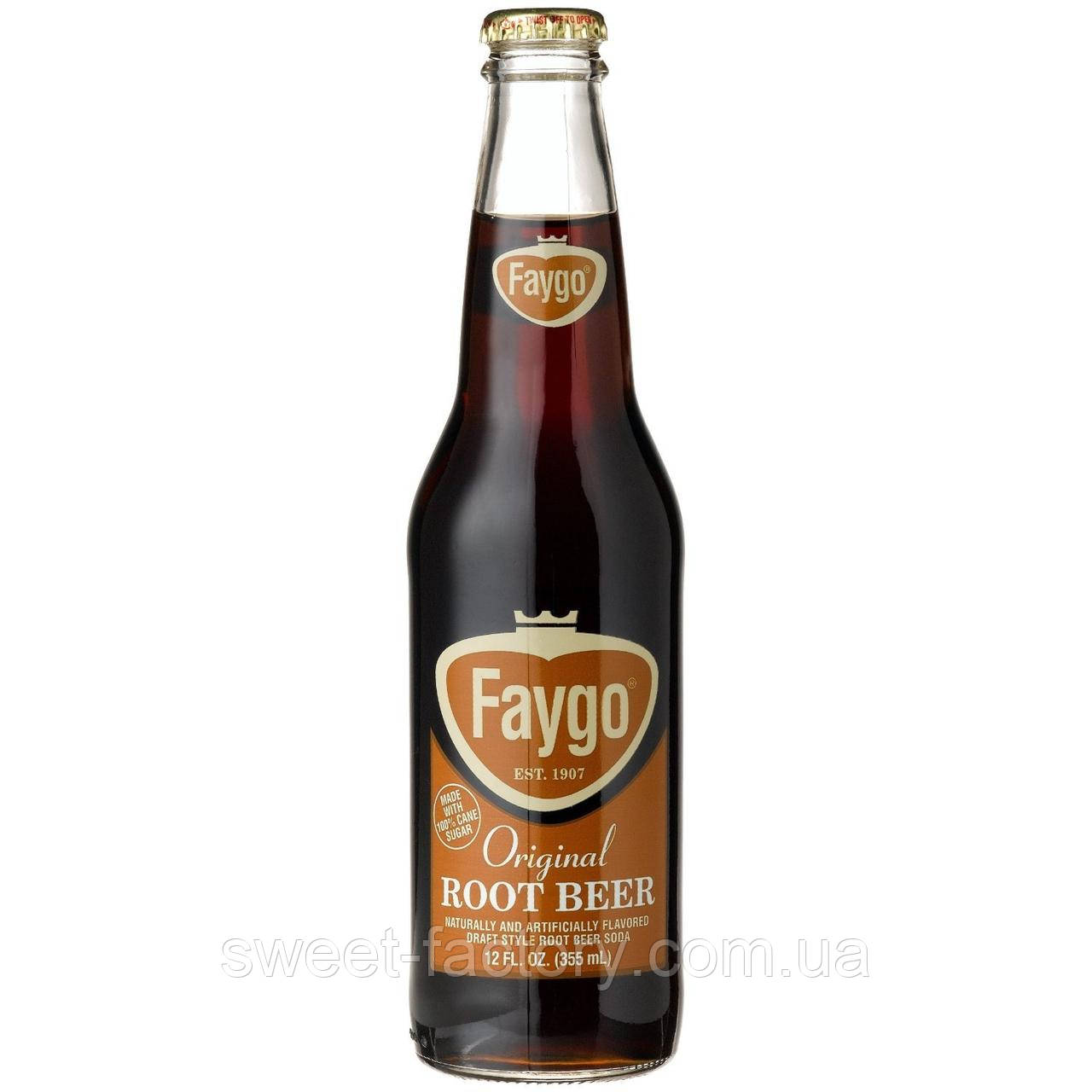 Faygo Original Root Beer 355ml, фото 1