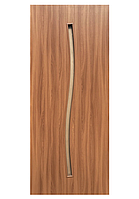 Двері міжкімнатні Шимо Золото Shield Line Glass 02 Екошпон скло сатин новий дизайн якість