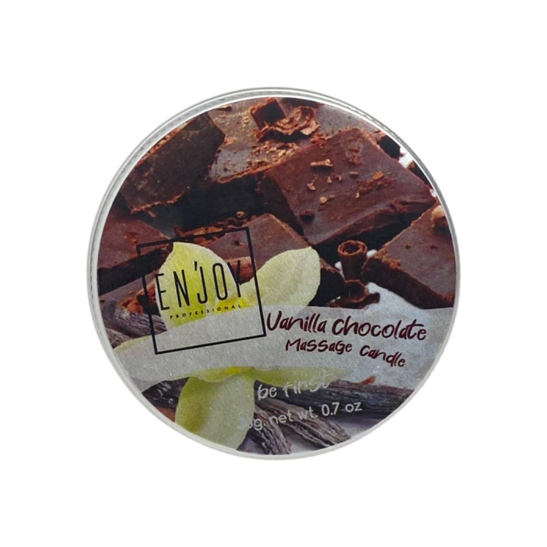 Масажна свічка Enjoy Professional Vanilla Chocolate Ванільний шоколад 100 грам