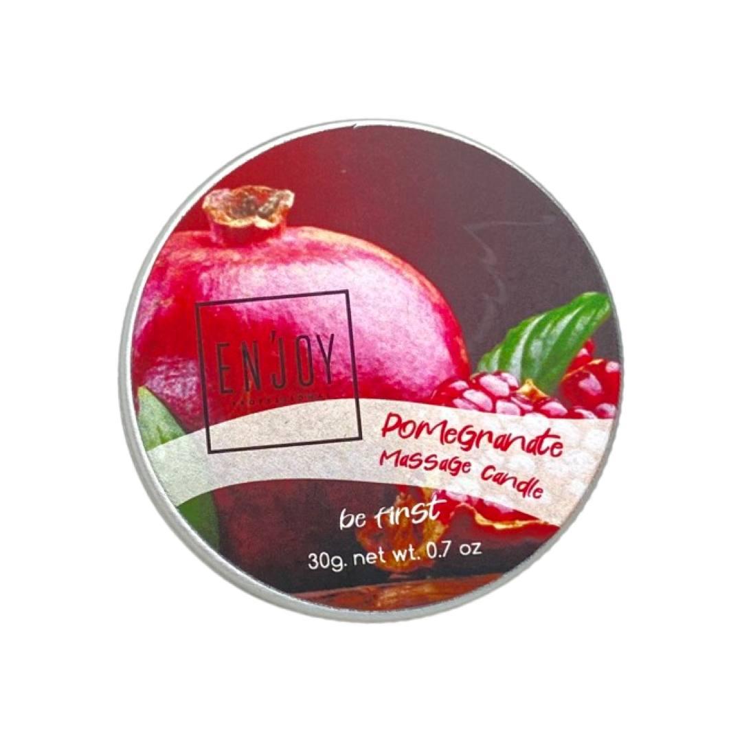 Масажна свічка Enjoy Professional Pomegranate Гранат 30 грам