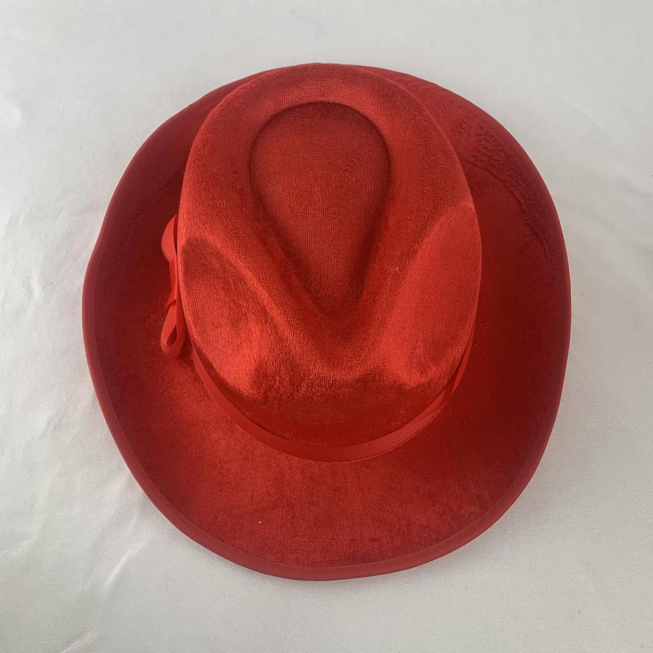 Гангстерская красная шляпа карнавальная - фото 3 - id-p128549455