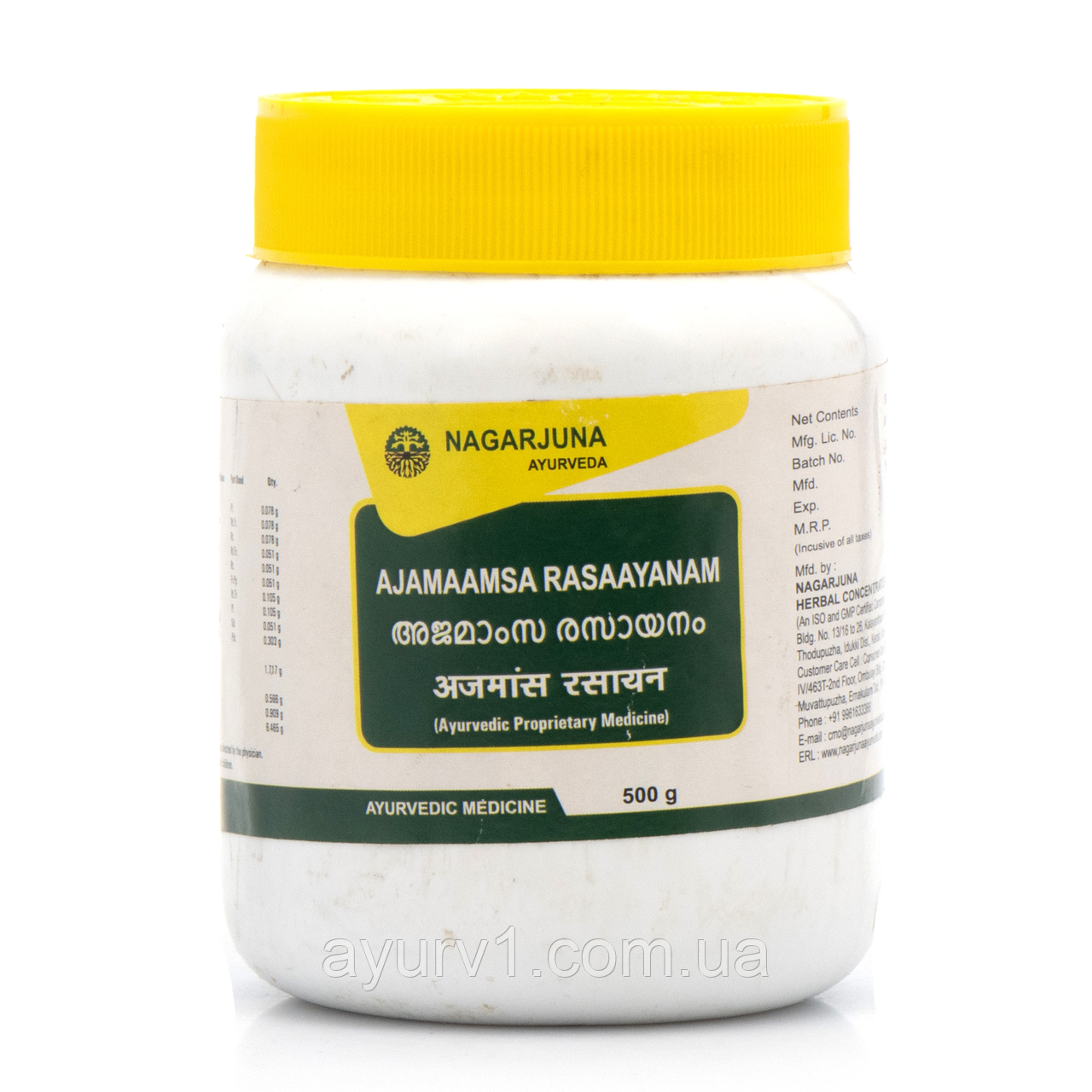 Аджамса Розаяна/Ajamaamsa Rasaayanam Nagarjuna/500 г Адаптоген