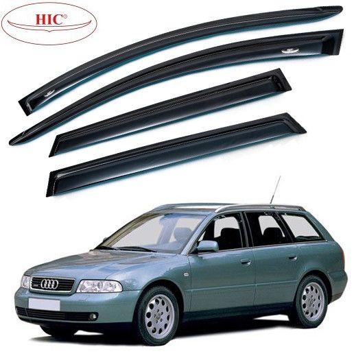 Дефлектори вікон вітровики HIC для Audi A6 (C5) Avant / Allroad 1997-2004 Седан Оригінал (OP14), фото 1