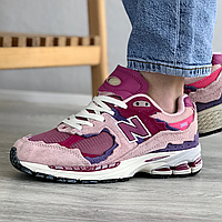 Кроссовки женские и мужские New Balance 2002R Pink Violet / Нью Баланс 2002Р розовые